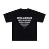 Designer Welldone T-shirt Tee Luxury Fashi
