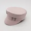 Lettre de diamant Caps SBoy Femmes Flat Militray Caps Baker Boy Hat Tous les styles 240419