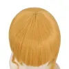 かつらレメイルウィッグラブライブheanna sumire cosplay wig 80cm yellowストレートハロウィーンウィッグ耐熱合成髪