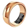 Smart Ring Health Monitor for Men Women Bluetooth Bloeddruk Hartslag Slaap IP68 Waterdichtrose Gold 240423