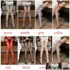 Çorap Çorap Kadınlar Geniş Şerefe Kumbası Uyluk Yüksek Çoraplar 5d Tra İnce Şeffaf İpek Köpek Yuhasti Saf Naylon Saf Naylon Olmayan Uzun Media De Mu OTQLG