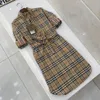 Luxusdesigner Plaid Casual Kleider für Frauen Hemd Kleider Kleider Sommer Kurzarm Festival Kleidung sexy Mini Geburtstagsfeier Outfits Asian Size M-4xl