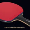 Loki 9 étoiles Table Tennis Racket Professional 52 Carbon Ping Pong Paddle 6789 Ultra Offensive avec caoutchouc collant 240419