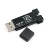 アルミニウムシェルUSBASP USBISP AVRプログラマーUSB ISB USB ASP ATMEGA8 ATMEGA128サポートWIN7 64 10PINから6ピンアダプターボード