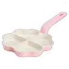 Pans Clean Ceramic Nonstick Cast Aluminum Heart Fry Pan Skillet 8-Inch Pink