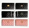 10A Quality lambskin Long wallet designer Card Holder wallets Women mini Clutch Purses Luxury Long Folding Wallet Women leather Card wallets Korean Style Purse