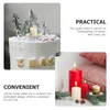 Bandlers 4 pcs Garland Holder simple Table moderne décortick Base de fer métal métal.