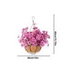 Decorative Flowers Artificial Hangings Flower Baskets Fake High Quality For Wedding Home Party DIY Table Decoration Bulk