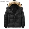 Kan Donw Jacket Winter Fourrure Down Parka Homme Jassen Chaquetas Ytterkläder Wolf Fur Manteau Luxury Brand Designerjacket Coat Hiver Expedition Expedition 8444