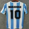 86 94 Retro Soccer Jersey Maradona Kids Caniggia AIMAR Higuain Kun Aguero Kempes Batistuta Riquelme Football Shirts
