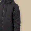 Jaqueta masculina do Canadá Designer de jaqueta canadense Down Down Parkas Winter Jacket Luxury Casal Azul Black Coat Moda Moda ao ar livre 90% de ganso branco 44