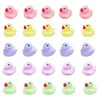 Baby Bad Spielzeug 20-300pcs Macaron Quietschkautschuk Duck Duckie Float Bath Toys Pool Babyparty Water Spielzeug für Neugeborene 0-12 Monate