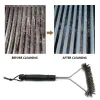 Grills grill Grill BBQ Brush Clean Tool Grill Accessories Rostfritt stål Borst Nonstick Cleaning Brushes Barbecue Accessories