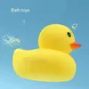 Детские игрушки для ванны 10-150шт милые утиные детские игрушки для ванны сжимают животные резиновая игрушка утка BB Water Toy Race Squeaky Rubber Yellow Duck Classic Toys