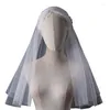 Bridal Veils Elegant Lace Mantilla Veil Short For Wedding Bride Po Wear