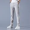 스프링 가을 골프 바지 남자 한국 패션 탄력성 착용웨어 남성 바지 스포츠 긴 캐주얼 작업 크기 34 36 38 240424