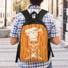Backpack Chef Cooking Pirate Skull Cross Nóż Travel Women Men School Computer Bookbag College Student Torby