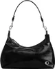Luxury designer glazed-leather shoulder bag a unique shine and a luxurious hand feel style tree waysclassically elegant