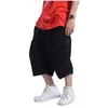 Plus Size Summer Casual Shorts Men Cotton Cargo With Big Pocket Loose Baggy Hip Hop Bermuda Militära Male Clothing 240415