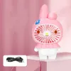 Tragbare persönliche kleine Schreibtisch -Fan -Mini -Fans USB -Batterie Cinnamoroll Kuromi meine Melodie Sommerkühlungsprodukte