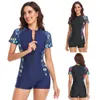 Suisse de plongée en polyester Femmes Jumps combinaison One Piece WetSuit Suit à combinaison chaude Maillots de bain Femmes Bathing Bathing Sports Water Vêtements de surf 240426