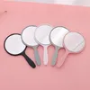 1PC Handheld Makeup Mirror Okrągłe lustro makijażu z ręcznie kompaktowe lustro kosmetyczne dla kobiet