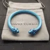 Nieuwe 2024 Dy Desginer David Yurma Sieraden Top Kwaliteit Bracelet Simple en Elegant Popular Woven Twisted Rope Fashion Ring David Bracelet Punk Jewelry David Size 2 993