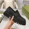 2024 Designers Loafers Woman Lace-Up Shoe Loafer Platform Sneaker Dress Moccasins Canvas Derby schoenen Chunky Bottom Office Lady Rubber Lug Sole 35-45