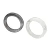 Bandringe 2pcs Harz Ring Mini ästhetischer Acrylring für Frauen Teenager und Mädchen stapelbarer Ring Q240427