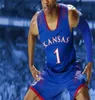 Kansas Jayhawks College Nick Collison # 4 Jerseys de basket-ball Paul Pierce # 34 Raef Lafrentz # 45 Mens cousu coutume tout nu