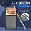 Duża pojemność łatwa do noszenia drobnego drutu USB ładującego papieros za papierosę zapalniczystka wilgoć zapalniczka