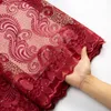 SJD Lace African Lace Fabric مع Crystal 2024 عالي الجودة من النسيج الدانتيل الفرنسي لخياطة النساء حفلات الزفاف A3489 240417