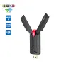 Cards Pixlink UAX03 USB WiFi 6 Адаптер, беспроводной USB -адаптер, AX1800 USB3.0 Двойной полосы 2,4 ГГц/5 ГГц беспроводной сетевой адаптер для ПК/DES