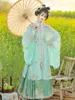 Desgaste do palco 2024 Primavera e verão em estilo chinês Bordado da indústria xianqi traje antigo hanfu
