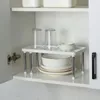 Magazynowanie kuchenne naczynia kuchenne pod pembkiem szafka przyprawowa wielofunkcyjny domowy stojak na naczyń