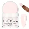 Líquidos Clear White Pink Acrylic Polvo 120 g Polímero de uñas acrílicas para extensión de uñas francesas sin necesidad de lámpara de lámpara