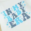 Clothing Sets Baby Boy Summer Clothes Letter Print Short Sleeve Fishing T-Shirt Shorts Set Toddler Infant 2Pcs Easter