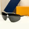 Herren Mode Windschutzscheiben Hochwertige Sonnenschirme im Freien Luxuskristall dekorative Spiegel Designerin große Sonnenbrille mit Schachtel Z2064U