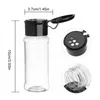 Speicherflaschen 6/10/20pcs Gewürzflasche Pfeffer Schwarzes Gewürz Jar 100ml Grillgewürzküche Gadgets Zutaten Abfüllung