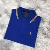 Fred Polo Perry Men Designer T-shirt Top Quality Quality Luxury Fashion Polos Summer Summer Mens à manches courtes à manches courtes Polo Colli