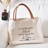 Boodschappentassen moeder tas dames dame grappig geprinte canvas tote camping handtas strand reizen mama mama cadeau