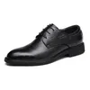 Sapatos casuais homens tendem pu Pu Classic Round Toe de ponta de cano baixo