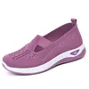 Gai Running Womens Sapatos casuais tênis roxos pretos verdes plataformas de tênis planos tênis tênis correm pés lentos ao ar livre verão