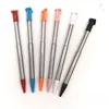 Metal Telescópico Stylus Plastic stylus Touch Pen Pen para 2DS 3DS New 2DS LL XL New 3ds XL para NDSL DS LITE NDSI NDS Wii