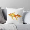 Pillow Golden One - Goldfish Painting Throw Christmas Pillows Covers Aesthetic Sofa S Cover Cusions