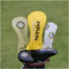 Autres produits de golf Soleil Fisherman Hat Club 1 3 5 Couleurs mixtes Bois Bread Driver Fairway Woods Er Pu Leather Head ers Putter Drop del Otj7b