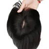 Doreen 13*13cm 8 12 Piudad del cabello del cabello del cuero cabelludo de la piel con flequillo 100% Real Remy Natural Human Hair Topper para mujeres con cabello delgado 240423