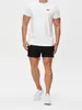 NIEUW Compressie Fitness T-shirt Heren Korte mouw Oefening T-shirts mode sporten Leisure Spandex Tees Summer Gym Running Training Tops mannelijke casual kleding