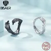 Bisaer 925 Стерлинговые серебряные темные крылья надежда обещание кольцо простое оригинальное дизайн