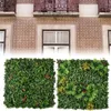 Dekorative Blumen Ivy Privacy Zaun erweiterbarer Bildschirm Künstliche Hedges UV Fade Protected Simulation für den Hintergrundgarten